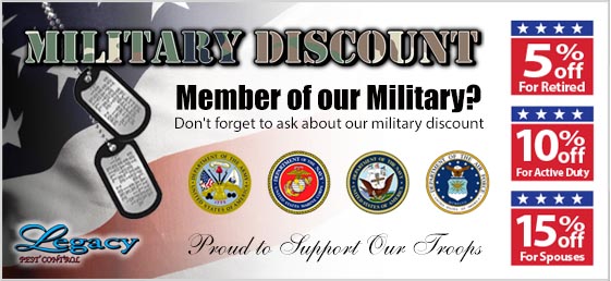 Uintah and Sweetwater County Wyoming Pest Control Military Discount - Wyoming Pest Control Discounts and Coupons