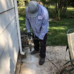 Termite Exterminator applying treatment - Termite Pest Control & Extermination Services Wyoming